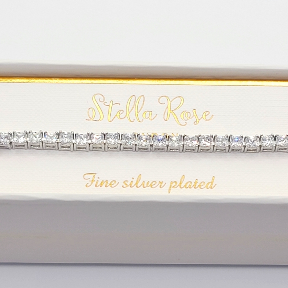 Stunning CZ Tennis Bracelet